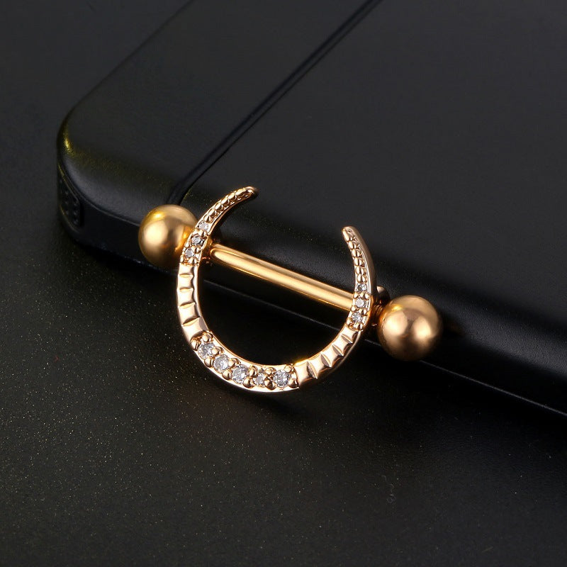 Fashionable Stainless Steel Nipple Rings - Body Piercing Jewelry for Women & Men - Perfect for Belly Button, Nose, Lip and Ear Piercings - Great for Parties, Clubs and Everyday Wear