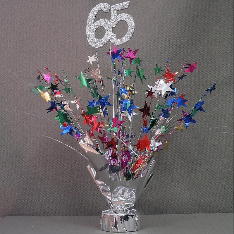 65-Pack Silver Balloon Weights for Party Decorations - Elegant Balloon Centerpieces for Weddings, Birthdays & Events