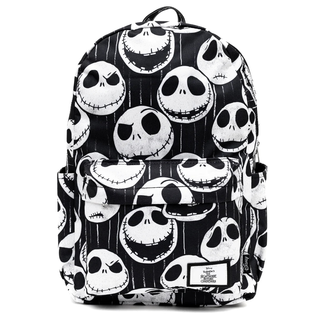 Jack Skellington 17 Inch Halloween Backpack for Cosplay, School & Travel | The Nightmare Before Christmas Inspired Bag
