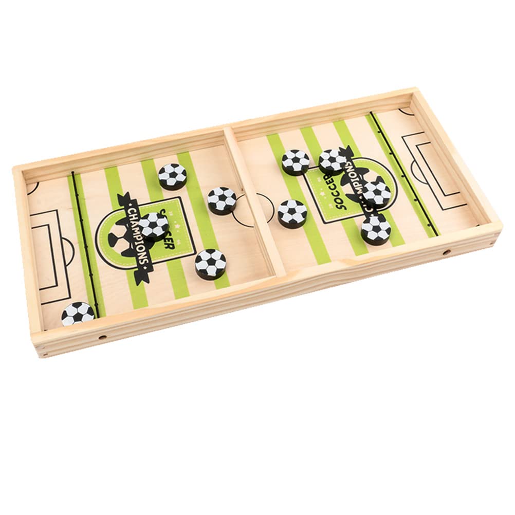 LUOZZY Wooden Catapult Chess Game Set - Fun Foosball & Strategy Board Toy for Kids & Adults - Perfect for Family Game Night, Parent-Child Bonding & Indoor Entertainment