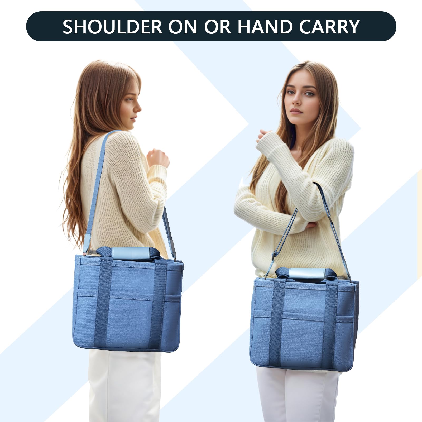 Stylish Large Tote Bag for Women with Multiple Compartments - Perfect Church Bible Bag, Laptop Tote & Fashionable Gift | Ideal for Work, Travel & Religious Activities