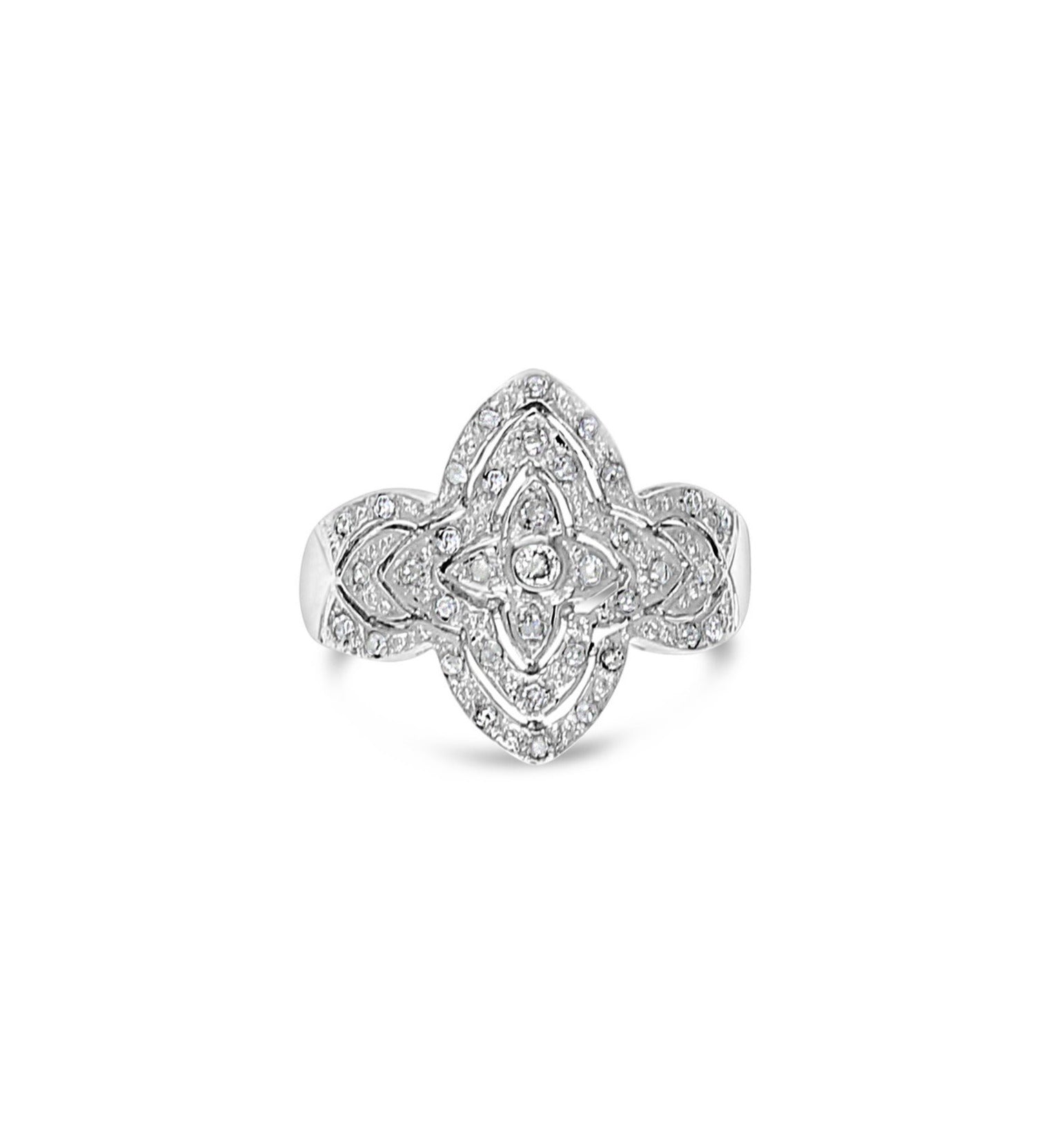 Art Deco Style Diamond Ring for Women - Vintage Inspired Engagement & Wedding Jewelry - Perfect for Anniversaries, Proposals & Special Occasions