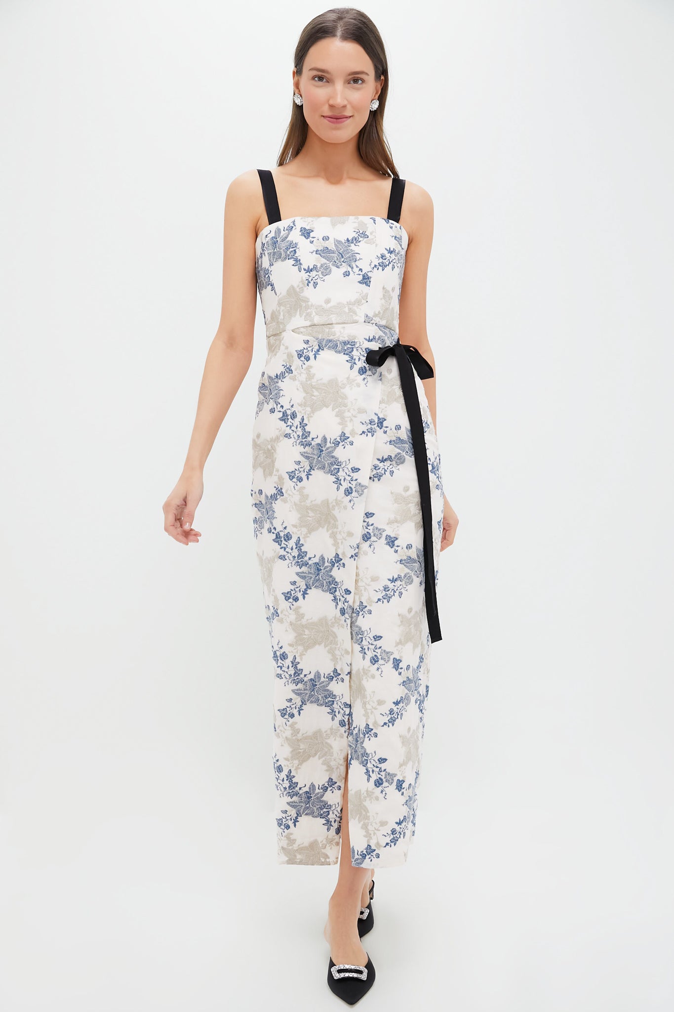 Bougainvillea Cinefila Maxi Dress - Floral Summer Beach Dress for Women, Boho Chic Vacation Outfit, Perfect for Pool Parties & Tropical Getaways