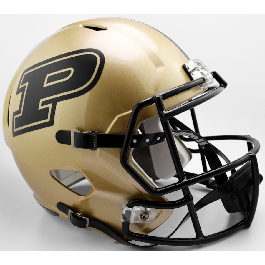 Purdue Boilermakers Speed Replica Full Size Football Helmet – Authentic College Team Design for Fans & Collectors | Perfect for Game Day, Tailgating, and Sports Memorabilia Displays