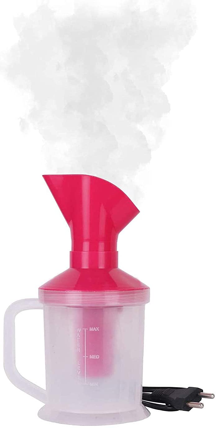 AREO 3-in-1 Steam Vaporizer for Cold & Cough Relief - Facial Steamer, Nasal Inhaler & Sinus Cleanser | Portable Nebulizer for Home, Office & Travel Use