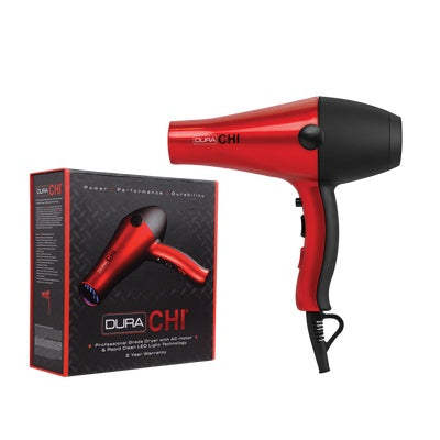 CHI Dura Professional Hair Dryer - Ionic Ceramic Tourmaline Technology for Fast Drying & Frizz Control - Salon Quality Blow Dryer for Home Use (Perfect for Styling, Smoothing & Volume)