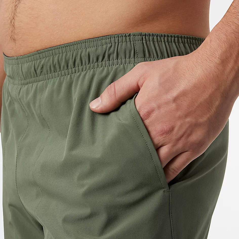 New Balance R.W. Tech 7 Men's 2-in-1 Running Shorts with Built-in Liner - Lightweight & Breathable for Gym Workouts, Jogging, and Outdoor Sports