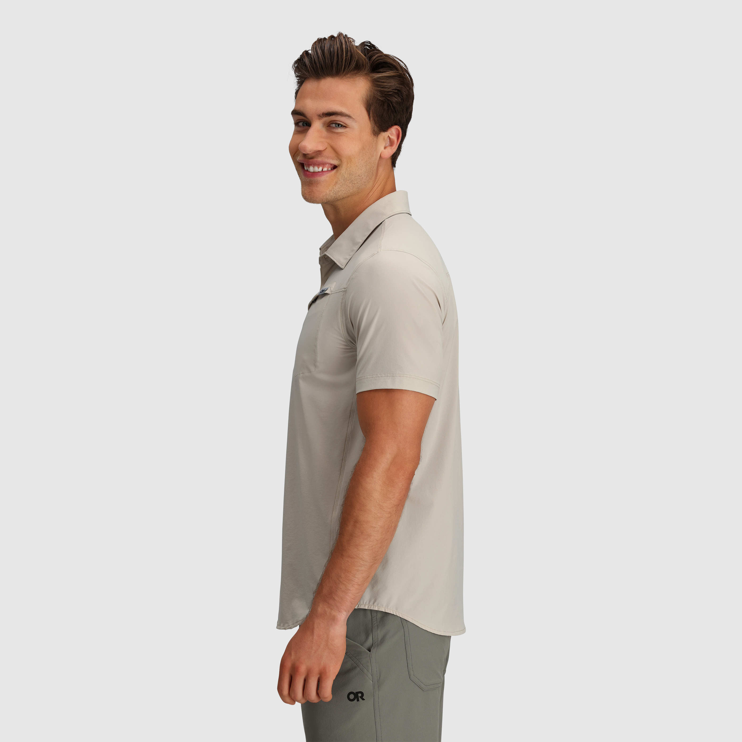 Men's Astroman Short Sleeve Sun Shirt - UPF 50+ UV Protection, Quick Dry & Breathable for Outdoor Activities, Hiking, Fishing & Beach
