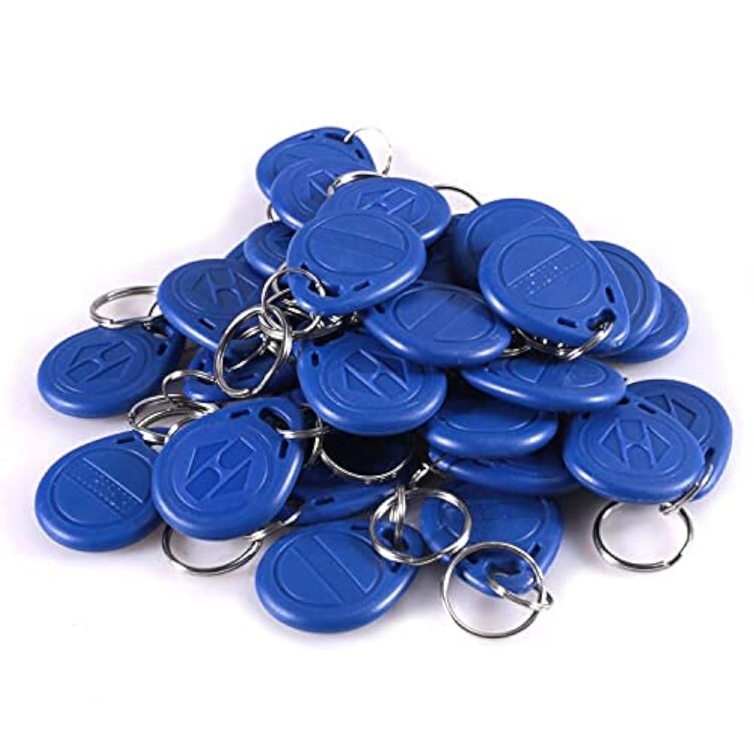 125KHz RFID Key Fob - 100pcs Proximity ID Card Token Tags for Door Access Control Systems | Keypad Entry Cards | Security Lock Solutions | Wholesale Bulk Pack | Read Only | Perfect for Office Buildings, Hotels, and Gated Communities