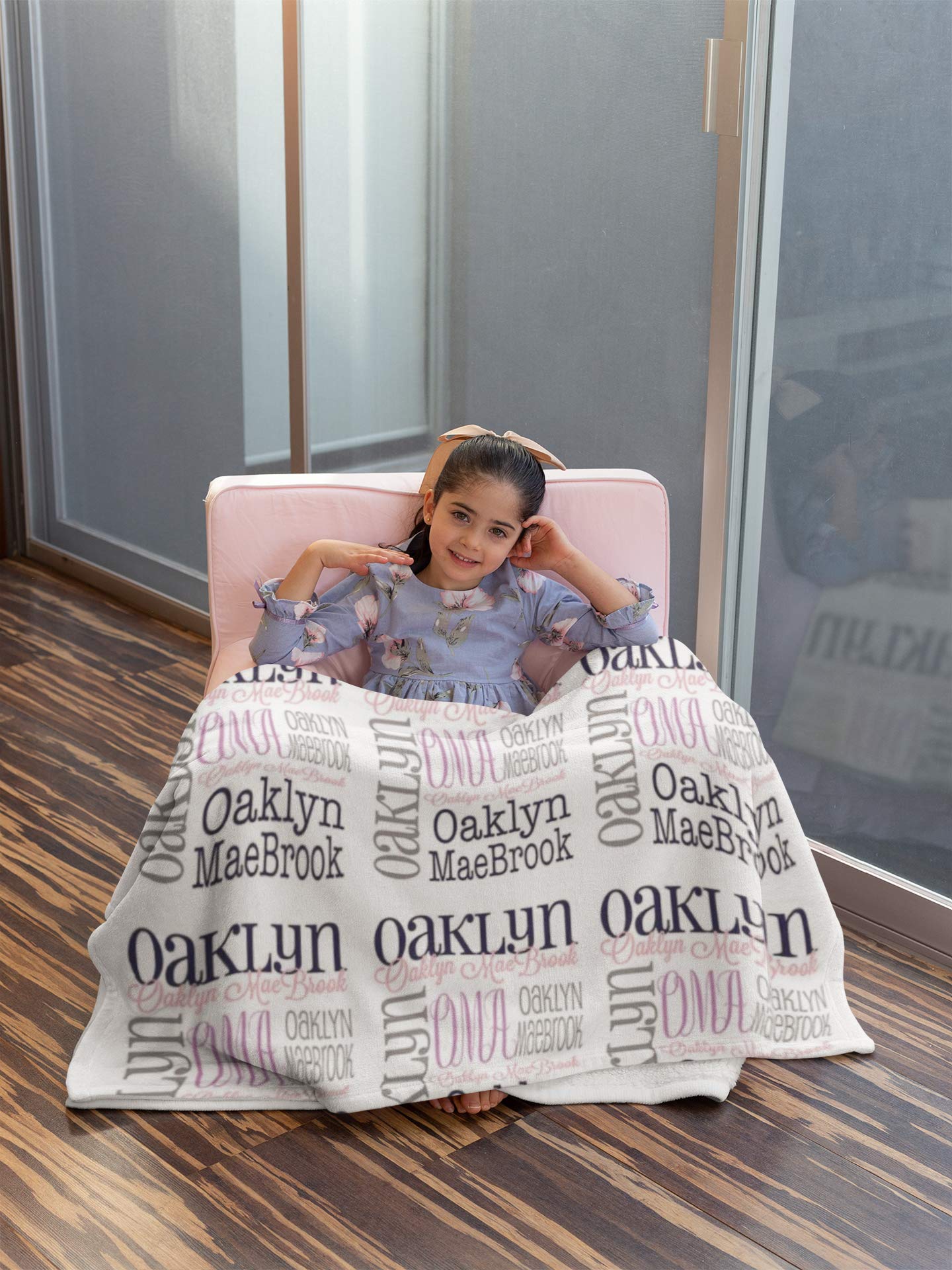 Personalized Baby Blanket with Name - Custom Monogrammed Newborn Blanket for Boys & Girls - Soft & Cozy Gift for Birthdays, Showers & Nursery Decor - Perfect for Cuddling & Keepsake Memories