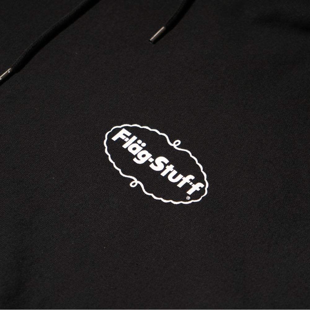 Flagstuff ICE HOODIE Black - Premium Winter Hooded Sweatshirt for Men & Women | Perfect for Cold Weather, Outdoor Activities & Streetwear Fashion