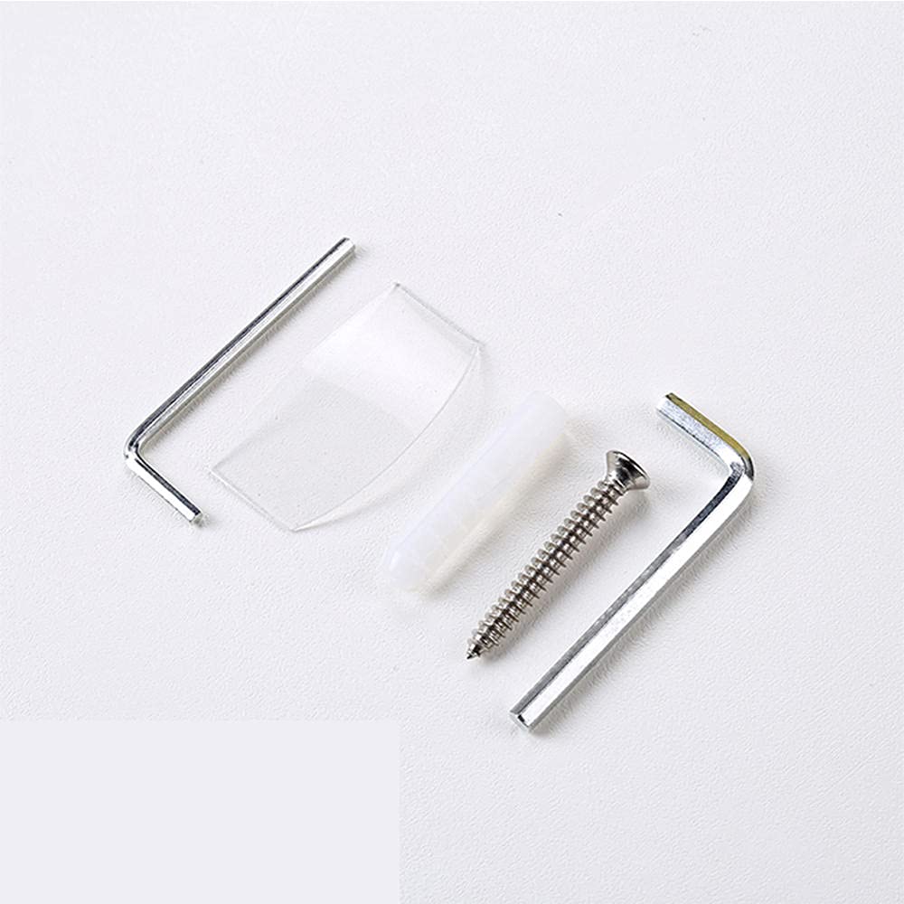 Stainless Steel Glass Shower Door Stabilizer Bar 80cm - Fits 8-12mm Thick Glass, 180° Adjustable Angle - Perfect for Bathroom, Shower Enclosure, and Glass Partition Installation