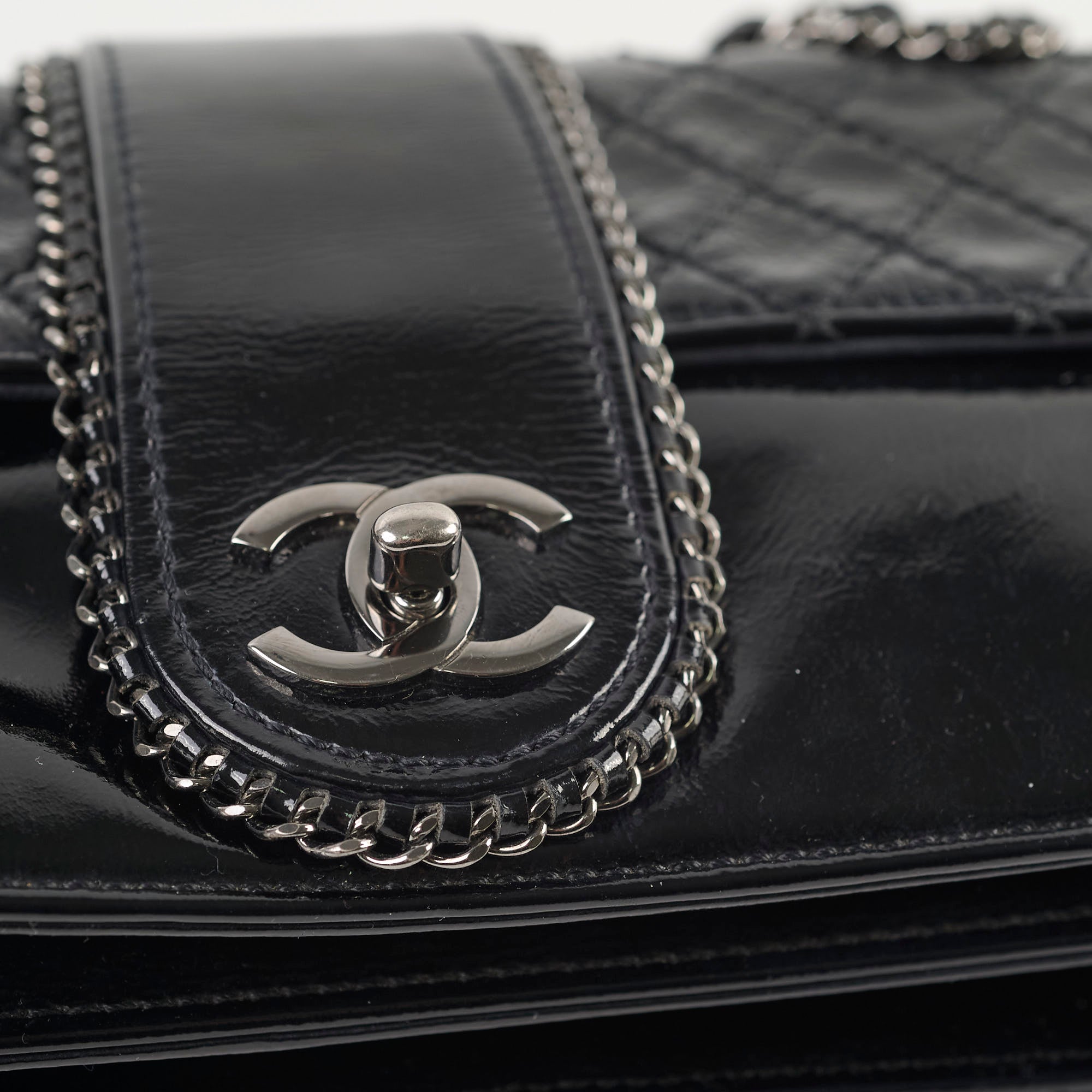 Chanel Madison Patent Leather Shoulder Bag - Black Crossbody Purse for Women | Perfect for Work, Evening Out & Travel