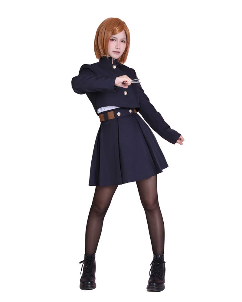 Rulercosplay Anime Costume Set with Waist Bag & Academy Skirt - Perfect for Cosplay Events, Halloween, and Anime Conventions