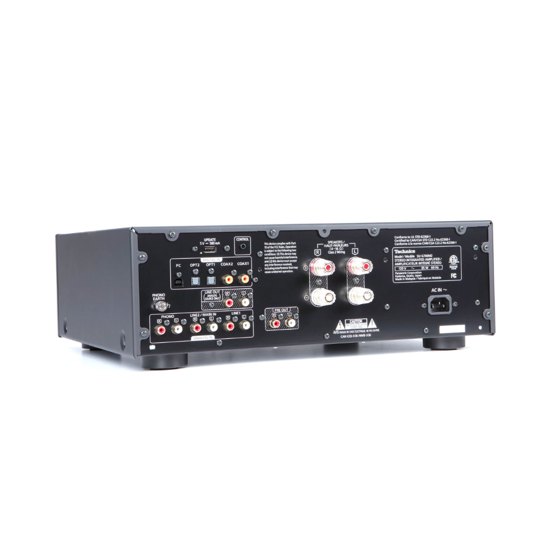 Technics SU-G700M2 Hi-Fi Stereo Integrated Amplifier - Premium Audio for Home Theater & Music Listening - Perfect for Audiophiles & Home Entertainment Systems