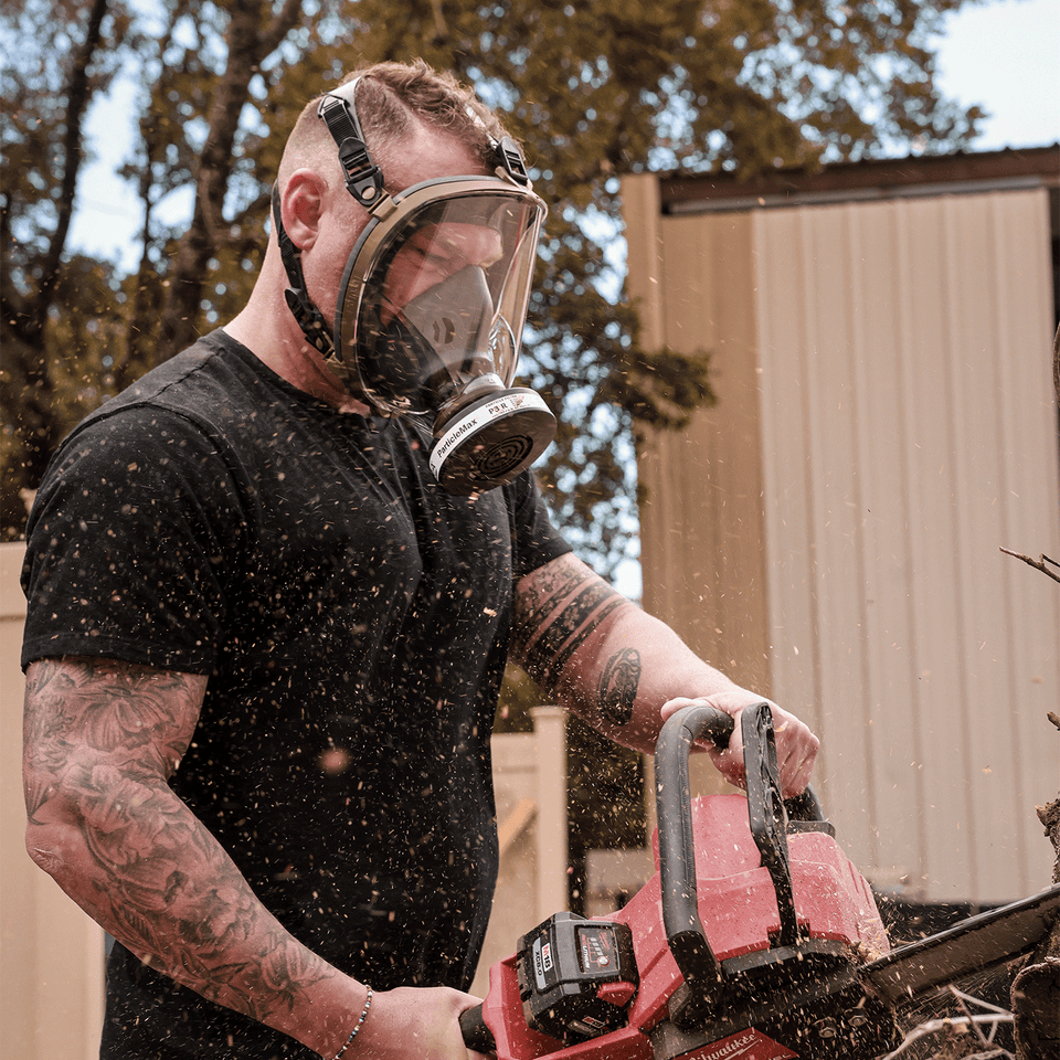 Mira Safety CM I01 Lightweight Full Face Respirator Mask - NIOSH Certified for Chemical, Biological & Industrial Protection - Ideal for Emergency Preparedness, DIY Projects & Workplace Safety