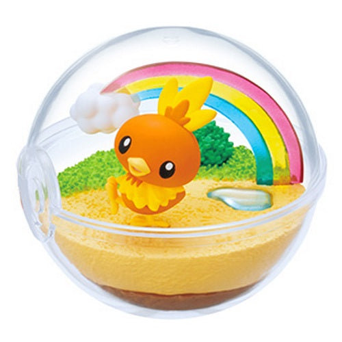 Pokemon Terrarium Collection - 9 Piece Re-ment 2.5 Inch Miniature Figures Set for Home Decor, Office Display, and Gift Giving