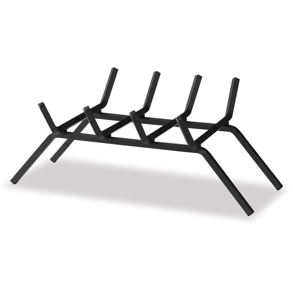 Chimney Plus Heavy Duty Steel Fireplace Grate - 18 Inch for Wood Burning Stoves & Fireplaces | Durable Log Holder for Indoor/Outdoor Use