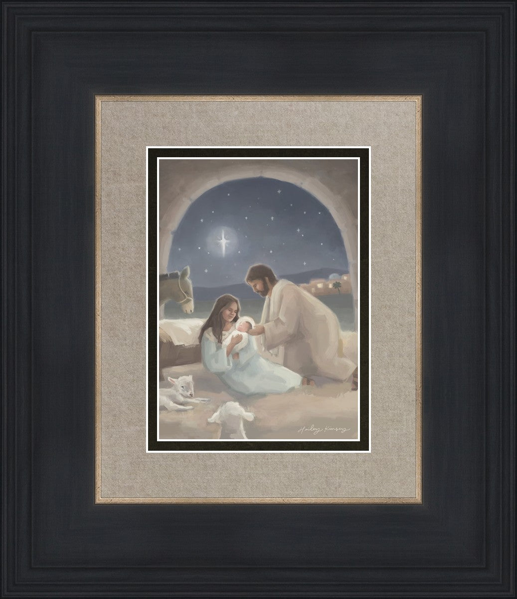 Behold Him By Hailey Kinsey - Inspirational Christian Wall Art for Home & Church Decor | Perfect for Living Room, Bedroom & Office