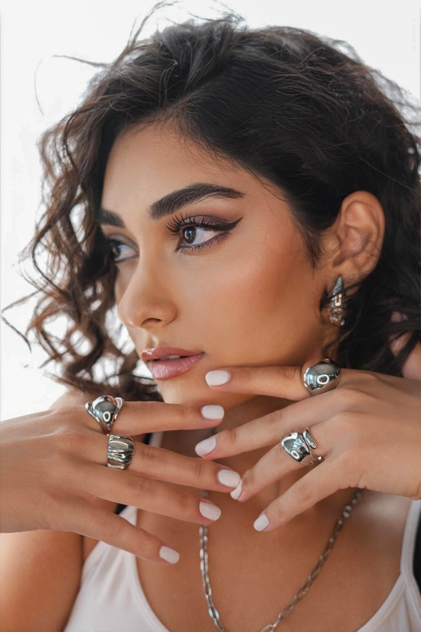 Elegant Dome Silver Ring for Women - Stainless Steel High Polish Finish Wedding, Engagement & Everyday Jewelry Gift