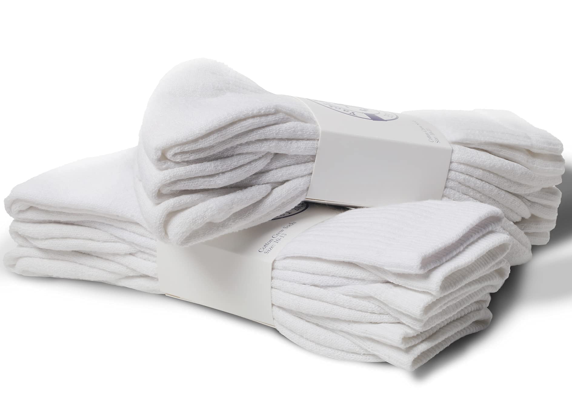 Wholesale Bulk Kids Athletic Socks - Yacht & Smith Children's Sports Crew Socks | Case Pack by SOCKS'NBULK | Perfect for School Sports, Team Uniforms & Daily Activities