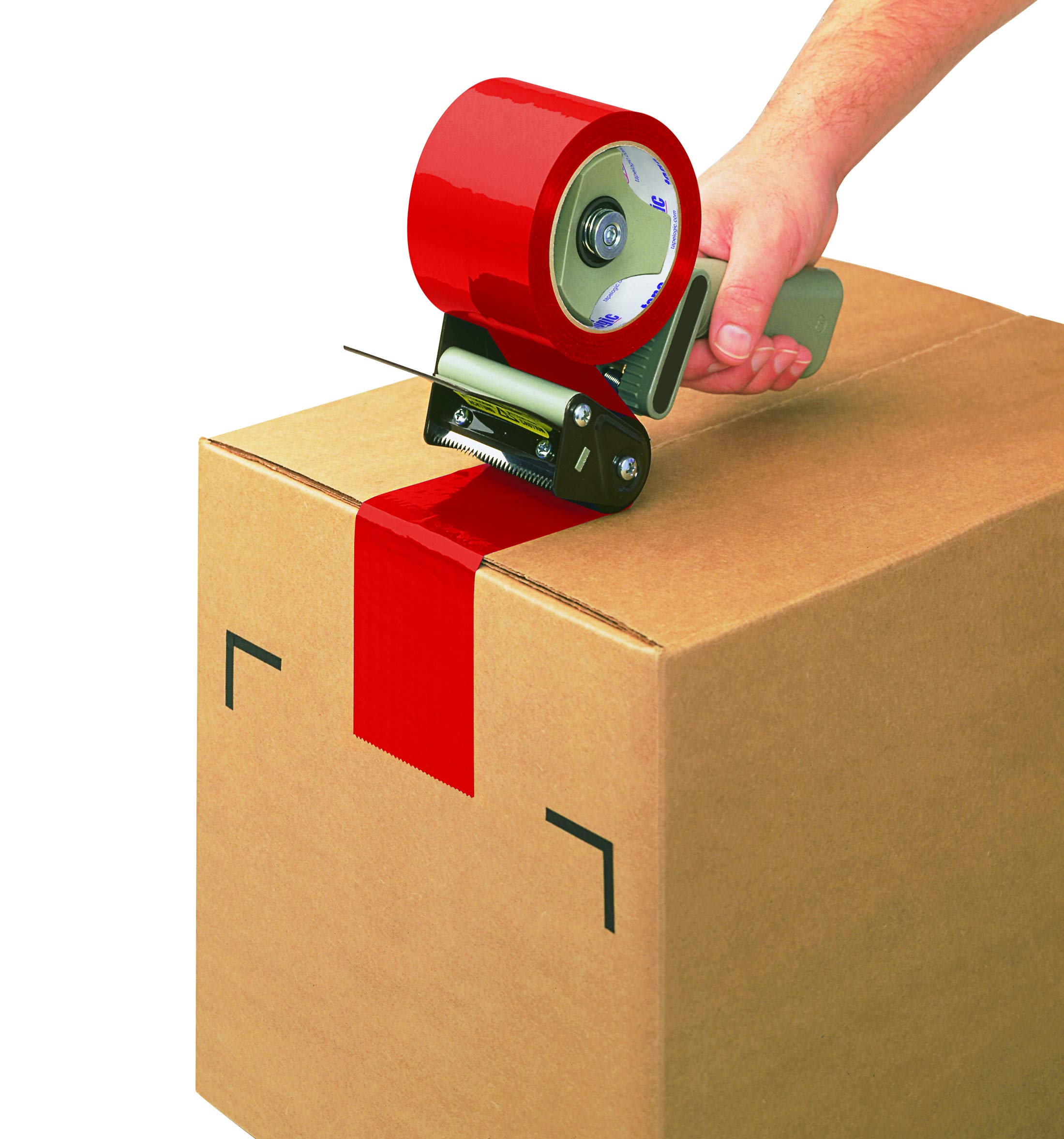 Tape Logic 2 Inch x 110 Yards Red Packing Tape - 2.2 Mil Thick, 36 Rolls Bulk Pack for Secure Shipping, Moving Boxes & Color Coding | Ideal for E-commerce, Warehouse & Office Use
