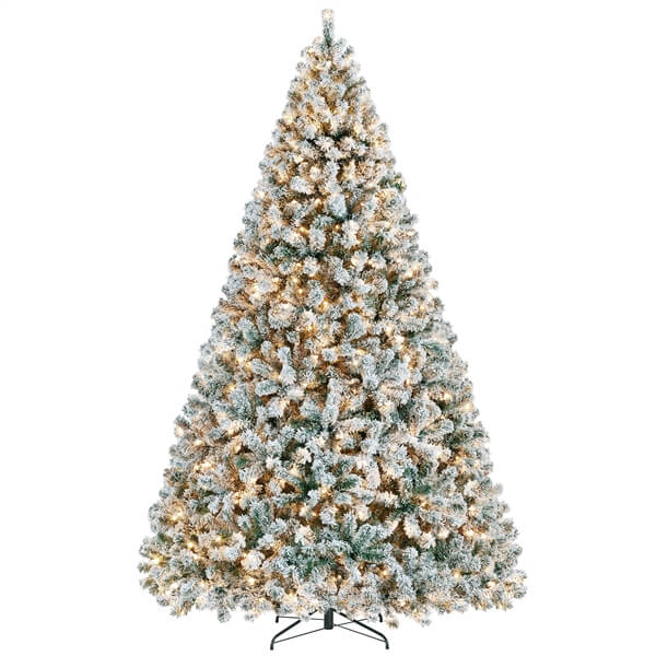 Yaheetech 9ft Artificial Pencil Christmas Tree with Hinged Branches - Slim Holiday Xmas Tree for Home, Office, and Party Decorations - Perfect for Living Room, Bedroom, and Festive Celebrations