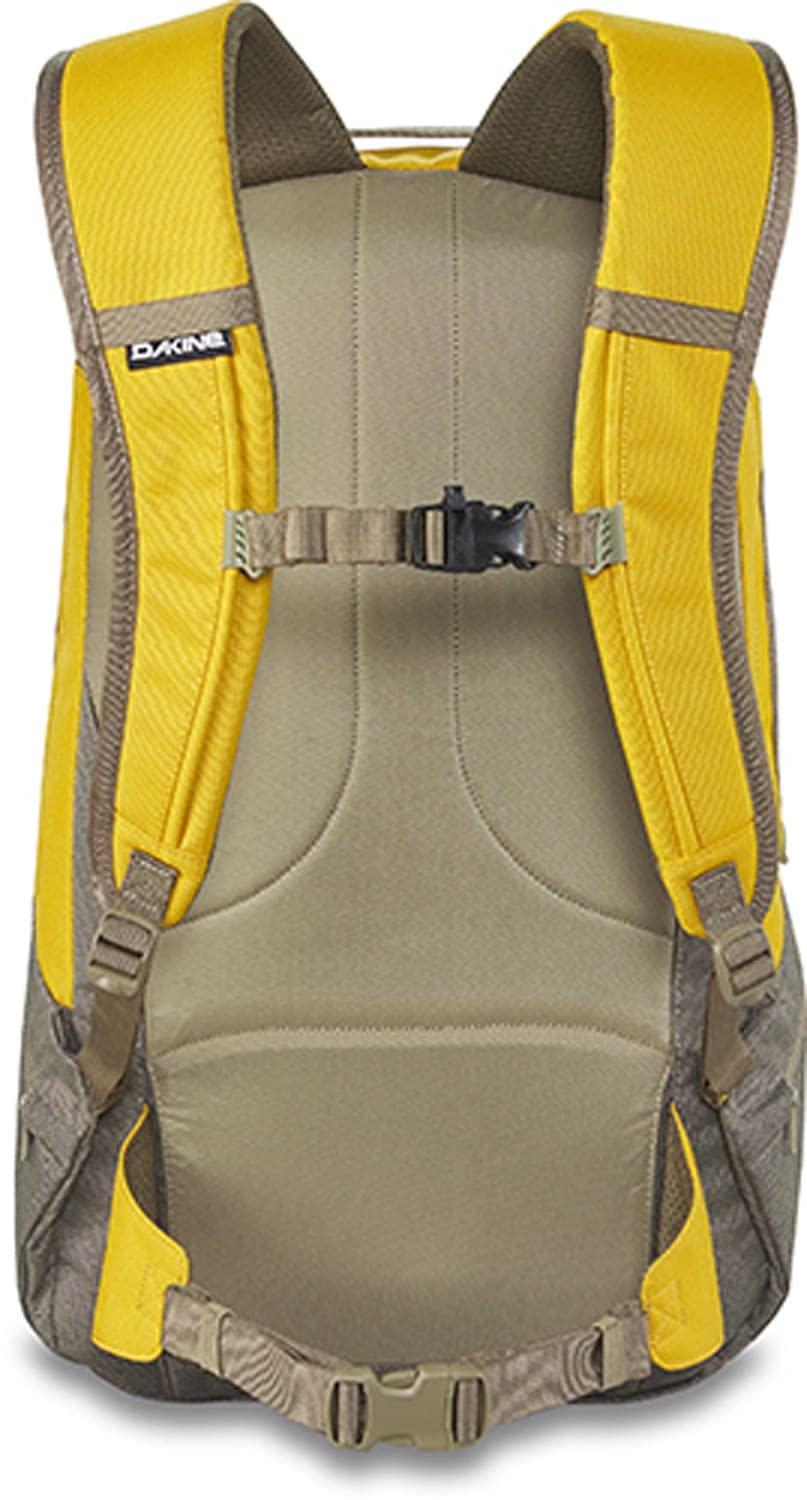 Dakine Mission 25L Backpack - Mustard Moss Color, Lightweight Hiking Daypack for Men & Women, Perfect for Travel, School & Outdoor Adventures