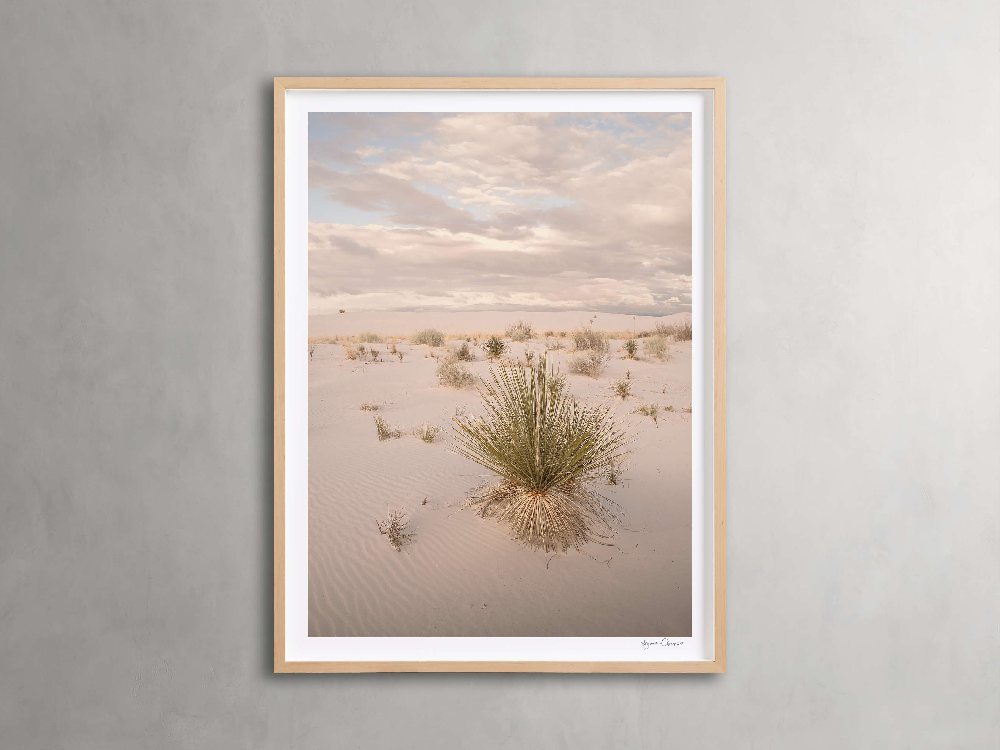 Desert Serenity Framed Wall Art Print - Landscape Photography for Home & Office Decor - Perfect for Living Room, Bedroom or Office Wall Decor