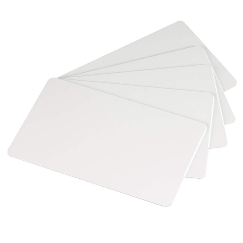Premium White Blank Plastic CR80 30 Mil PVC Cards - 500 Pack for ID Badge Printers | Durable ID Cards for Employee Badges, Access Control & Membership Cards | Office Security & Event Credentials