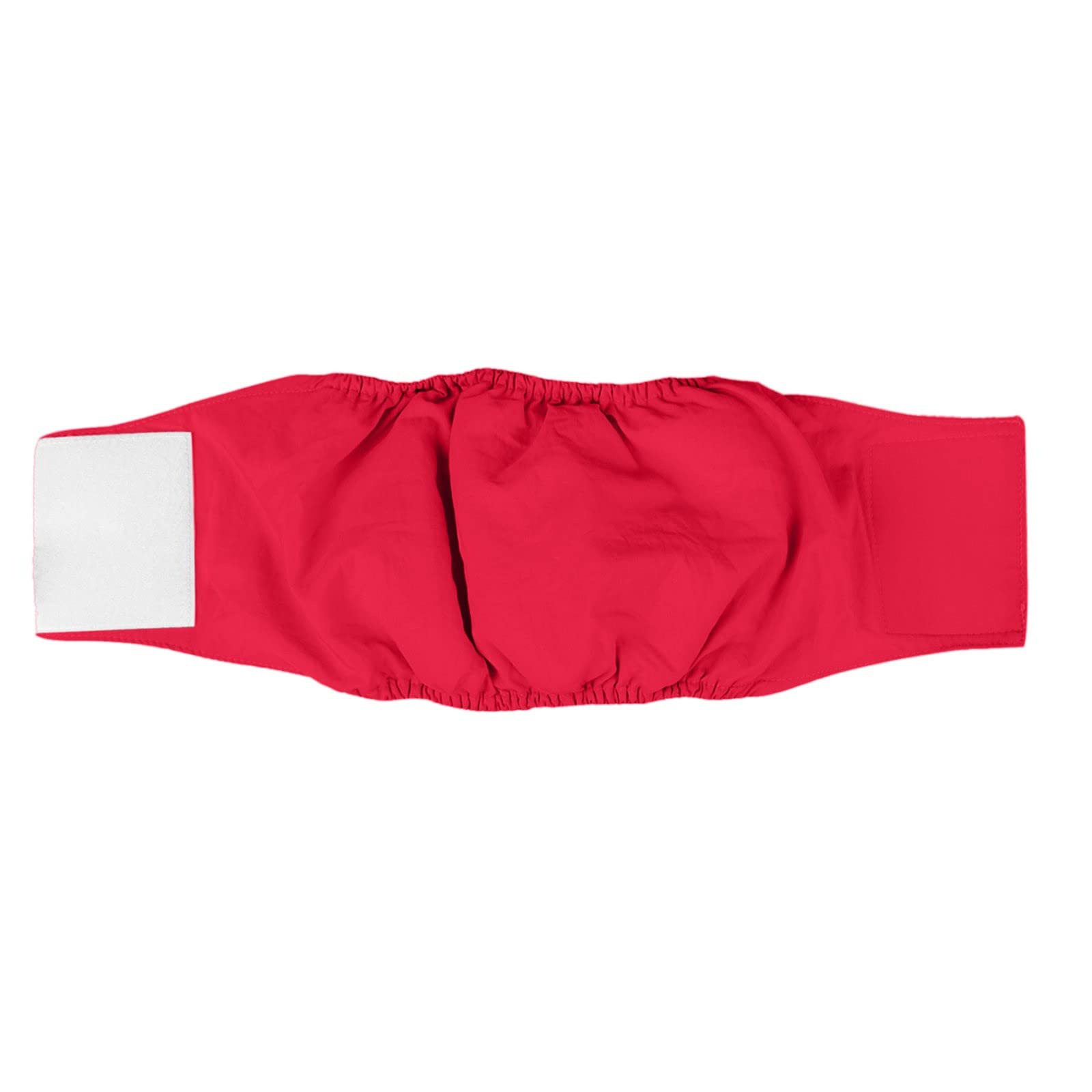 **Washable & Reusable Male Dog Diapers - Adjustable Absorbent Belly Bands for Puppy Training - Small/XL Sizes for Chihuahua & Small Dogs (Red) - Perfect for Housebreaking, Incontinence & Travel**