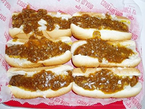 Texas Hot Dog Sauce with Meat - Authentic Coney Dog & Texas Hots Chili Sauce (3 Pack) - Ready to Serve for BBQ, Tailgating & Game Day Parties