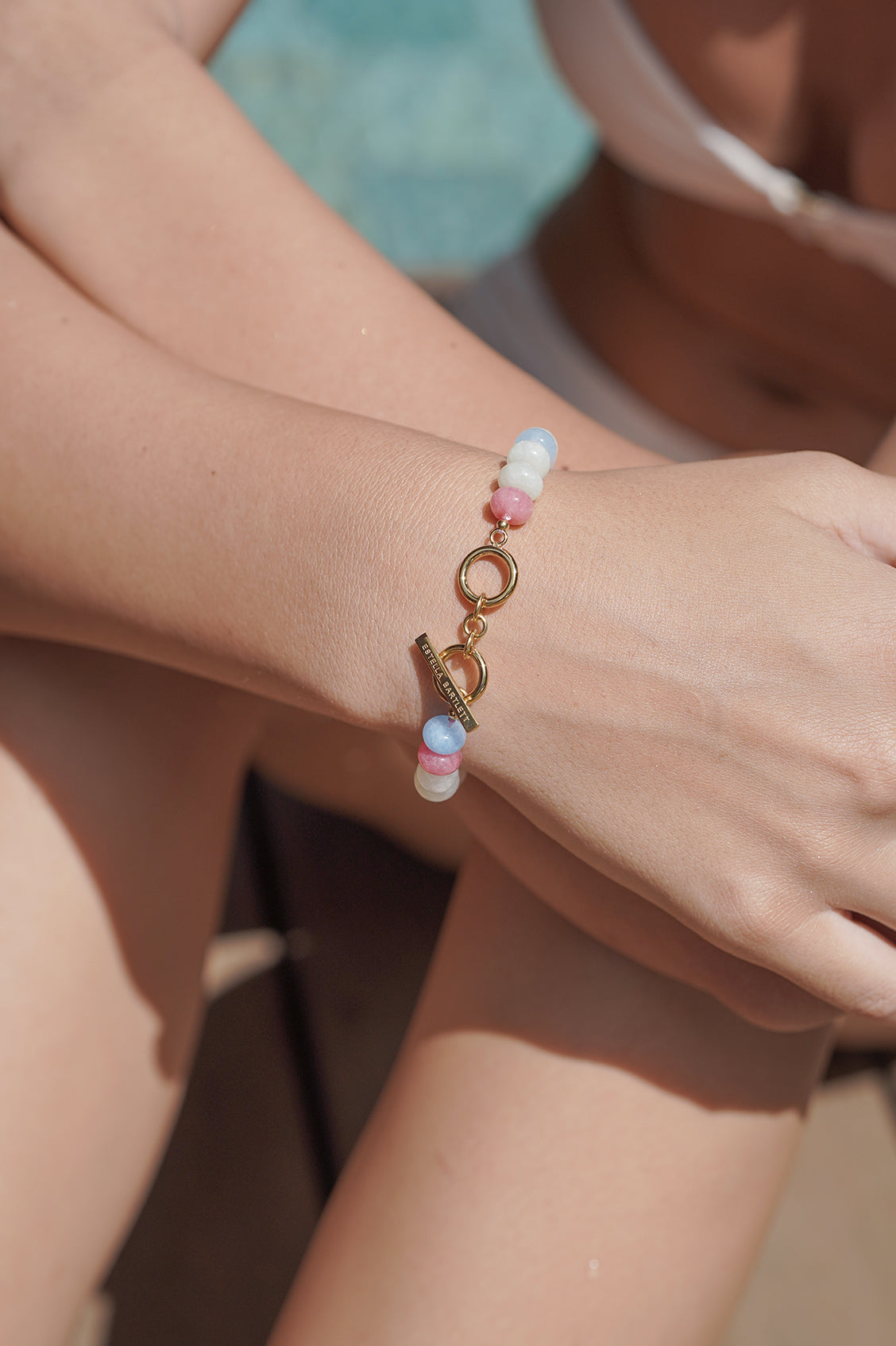 Elegant Candy Gemstone T Bar Bracelet for Women - Trendy Fashion Jewelry Gift for Birthday, Party & Everyday Wear