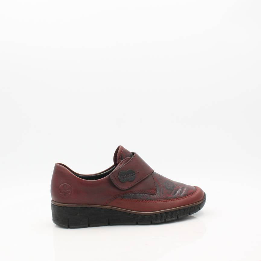 Rieker 537c0 Comfortable Women's Casual Shoes - Perfect for Walking, Work & Everyday Wear