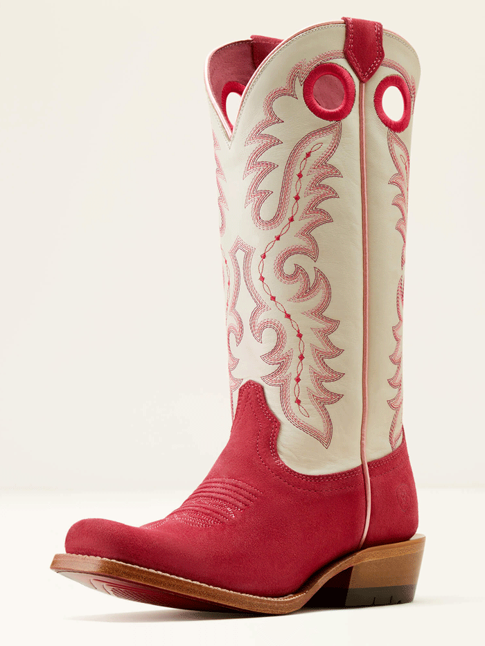 Ariat 10051040 Women's Futurity Boon Western Boot - Deep Azalea | Comfortable Cowgirl Boots for Riding, Country Fashion & Outdoor Events
