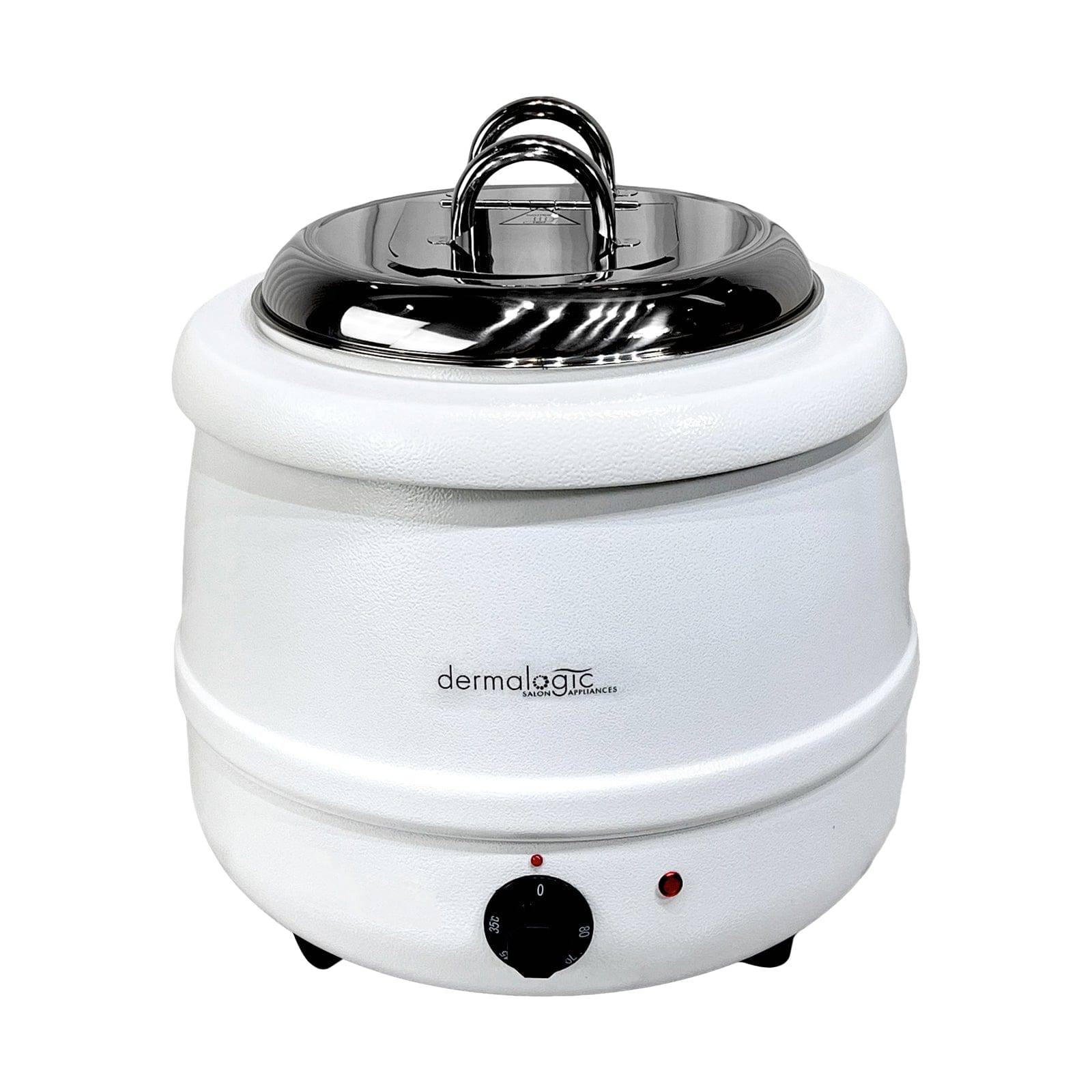 Dermalogic Professional Paraffin Wax Warmer with 10.5oz Ladle - 13L Capacity for Spa, Salon & Home Hand/Foot Therapy
