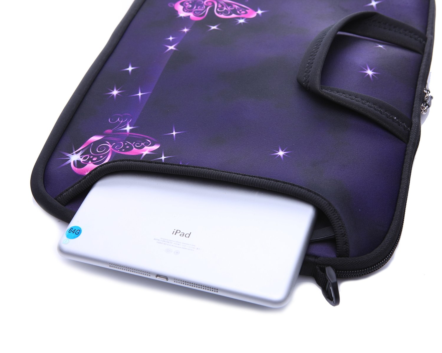 14 Inch Neoprene Laptop Sleeve Case with Shoulder Strap - Protective Cover for 14