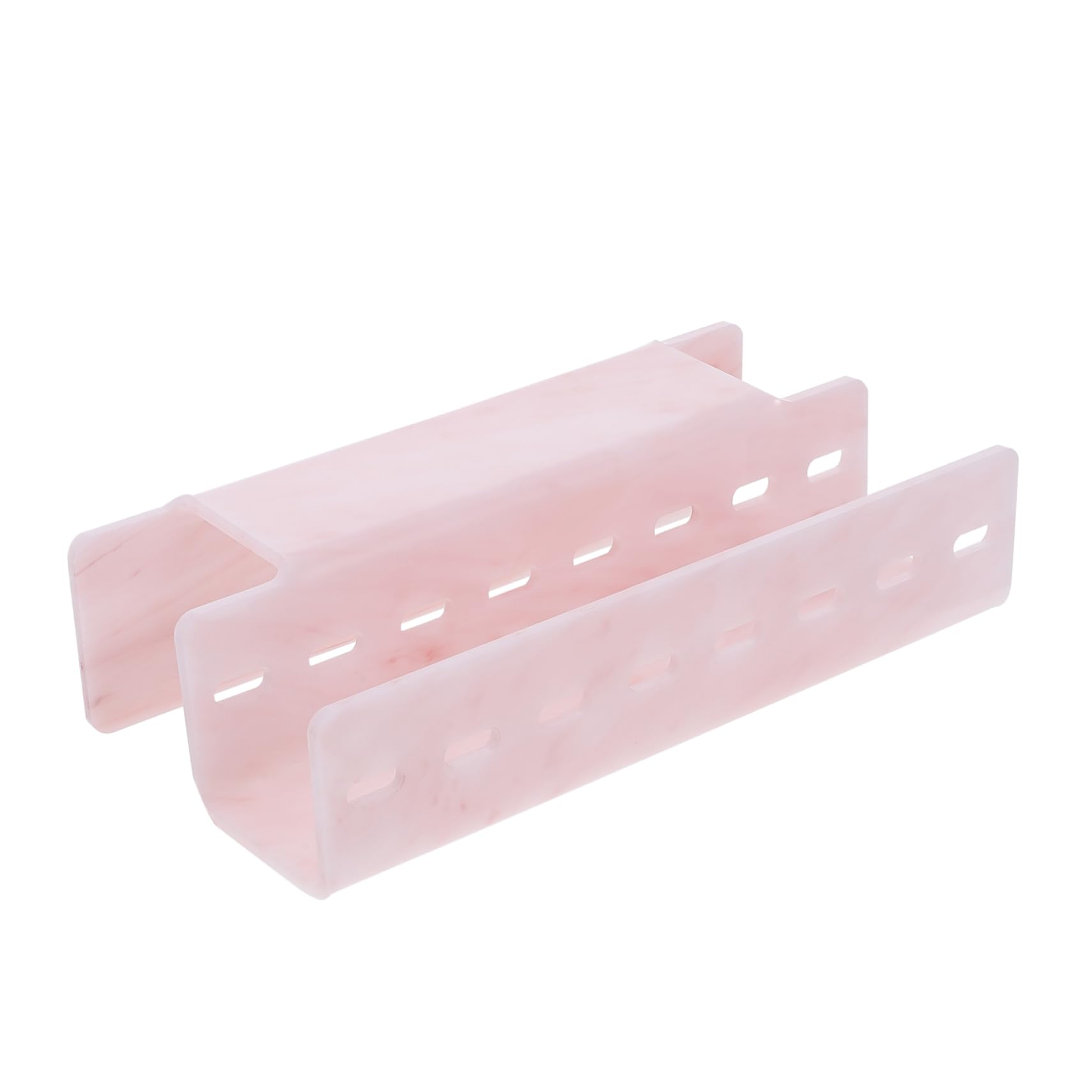 Acrylic Pink Makeup Tweezers Storage Rack - Eyelash Extension Tweezer & Makeup Brush Organizer Stand with Shears Holder - Perfect for Salon, Beauty Station & Home Vanity Organization