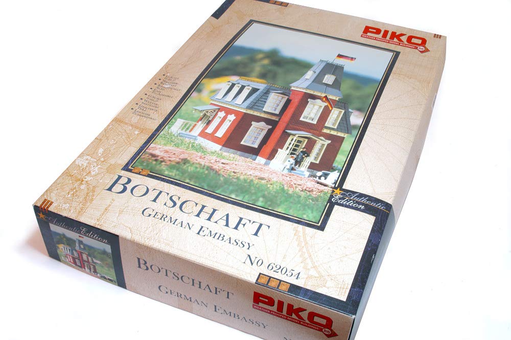 PIKO G Scale Model Train Buildings - German Embassy (62054) - Realistic Miniature for Model Railroad Layouts & Collectors