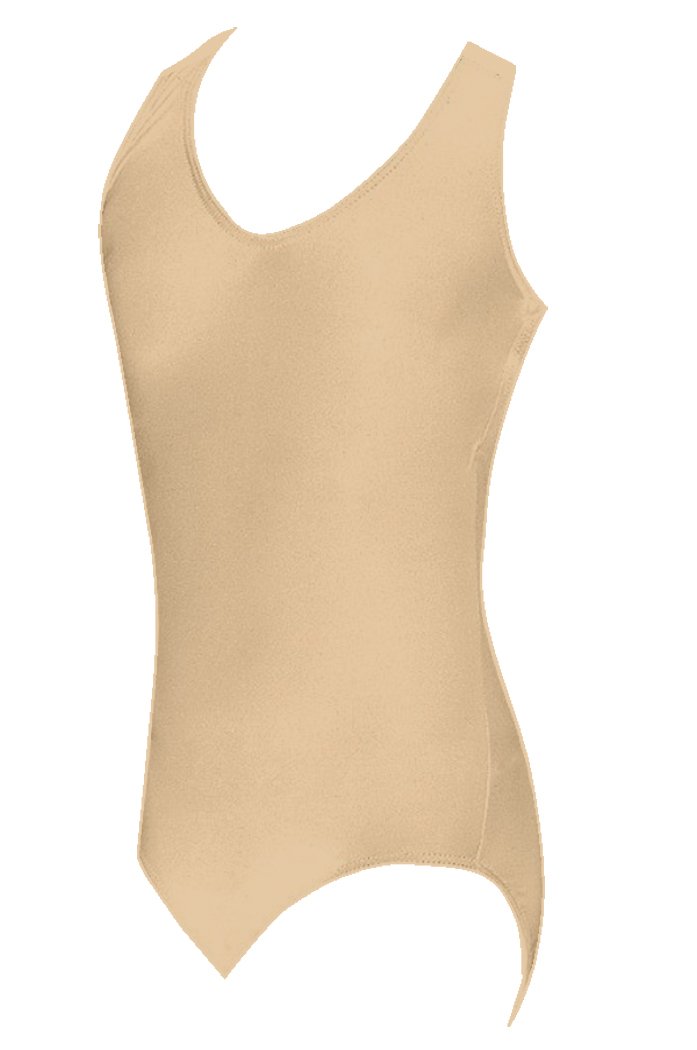DanceNwear Big Girls Tank Top Nylon/Lycra Leotards - Comfortable Stretch Dancewear for Ballet, Gymnastics & Performance