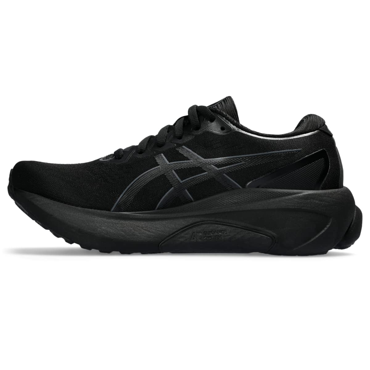 ASICS Women's Gel-Kayano 30 Running Shoes - Size 13 - Black/Black - Premium Cushioned Support for Long-Distance Running & Marathon Training