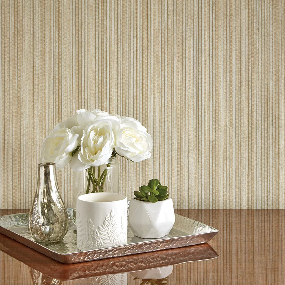 Self-Adhesive Faux Grasscloth Wallpaper - Peel and Stick Textured Wall Covering for Bedroom, Living Room & Home Decor