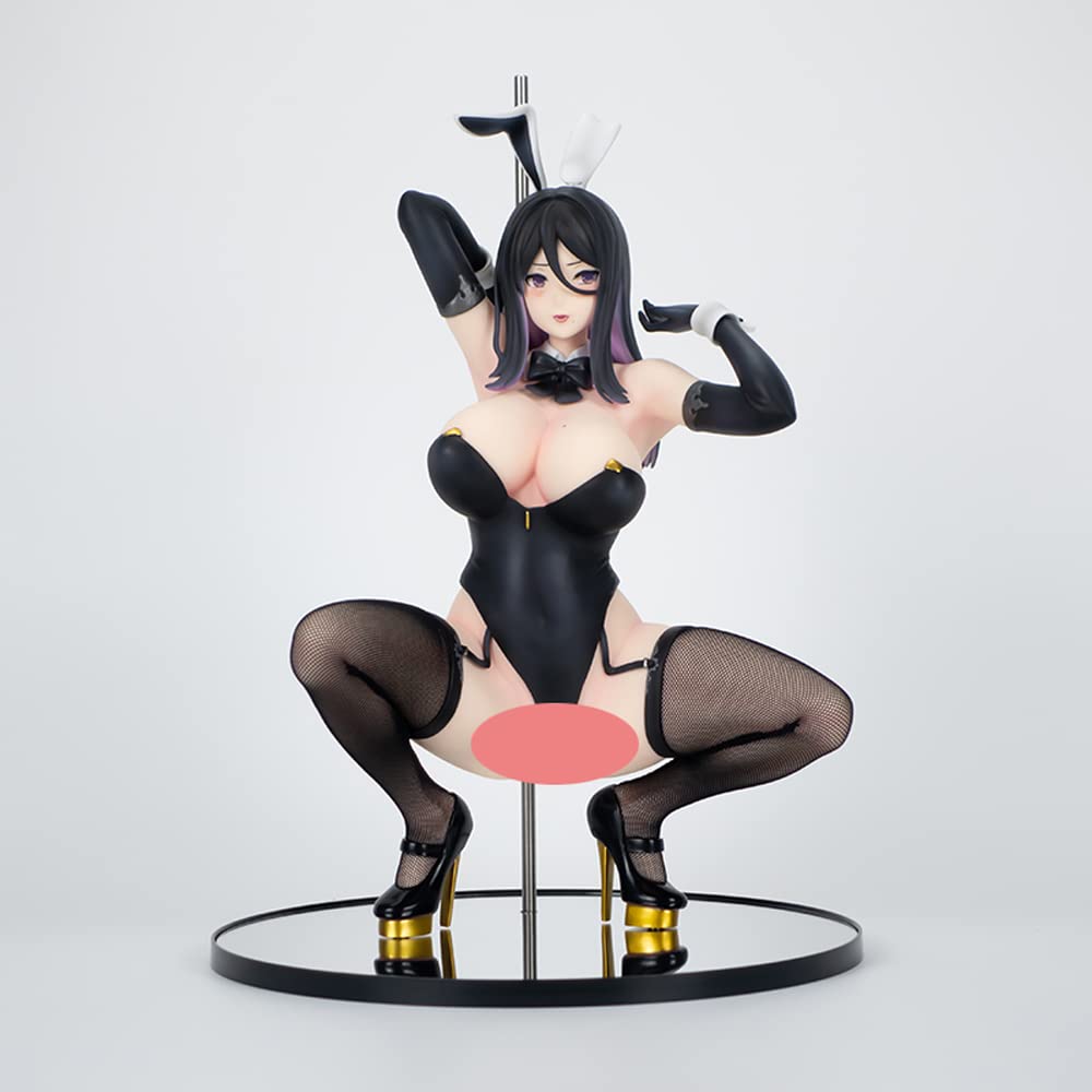Dophboq ECCHI Figure - Momose Shino 1/4 Scale Bunny Girl Anime Statue - 35cm PVC Collectible (Hard/Soft Chest) - Perfect for Anime Fans, Display & Gift Giving