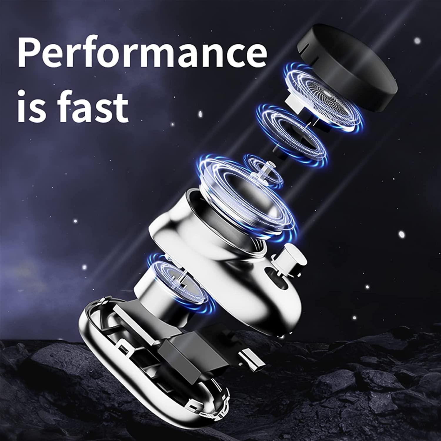 2023 New Portable Electric Shaver - Mini USB Rechargeable Travel Razor for Men, Wet & Dry Dual Use, Silver - Perfect for Home, Office & On-The-Go Shaving