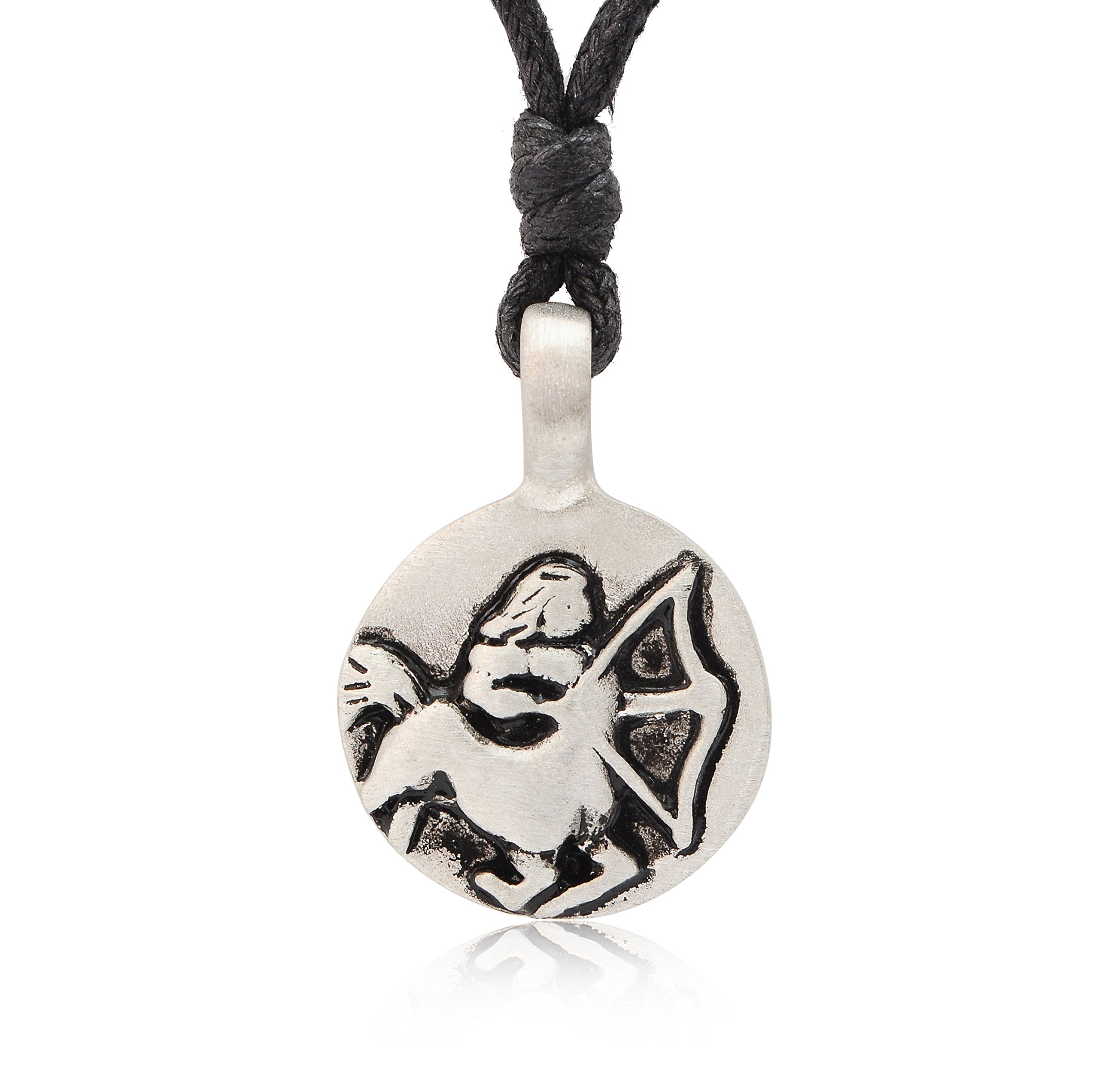 Vietguild Sagittarius Silver Pewter Charm Necklace Pendant - Zodiac Jewelry for Women - Perfect Gift for Birthday, Christmas & Special Occasions