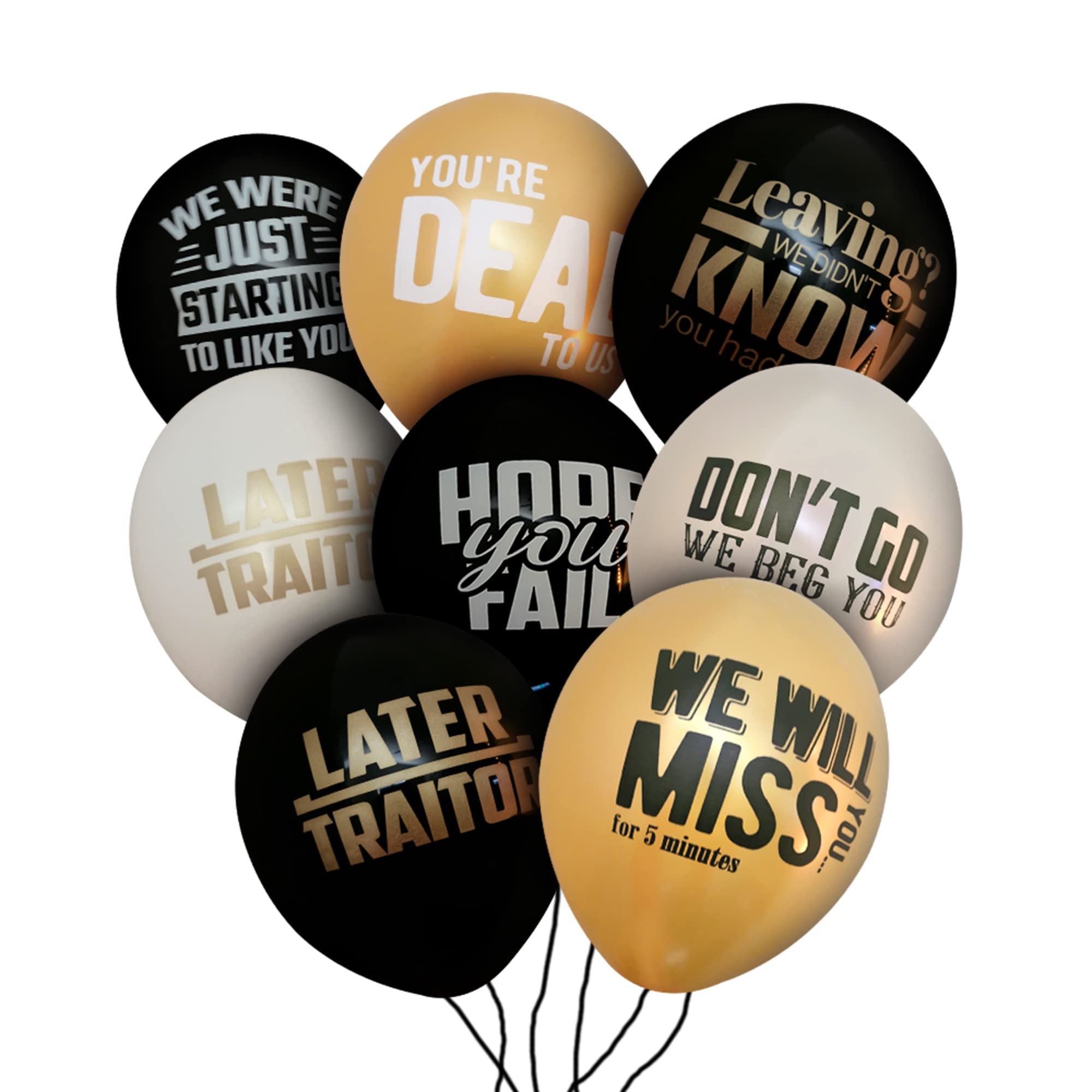 30-Pack Farewell Party Balloons - Perfect for Retirement, Promotion, Transfer, New Job & Moving Away Celebrations | Great for Office Parties, Goodbye Gatherings & Special Send-Offs