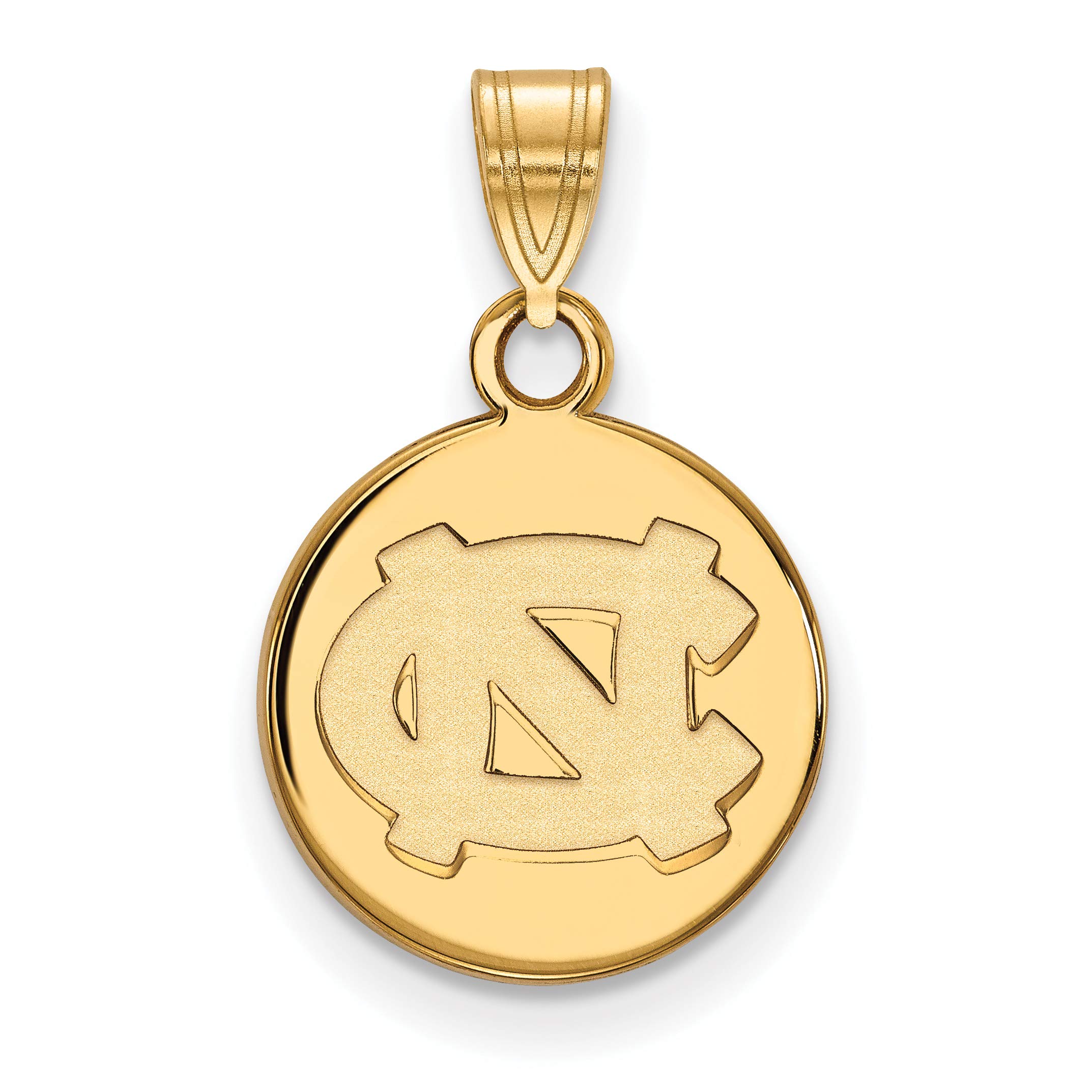 10K Yellow Gold UNC Tar Heels Letter Pendant - University of North Carolina Jewelry - Perfect for Game Day, Graduation Gifts & School Spirit Accessories