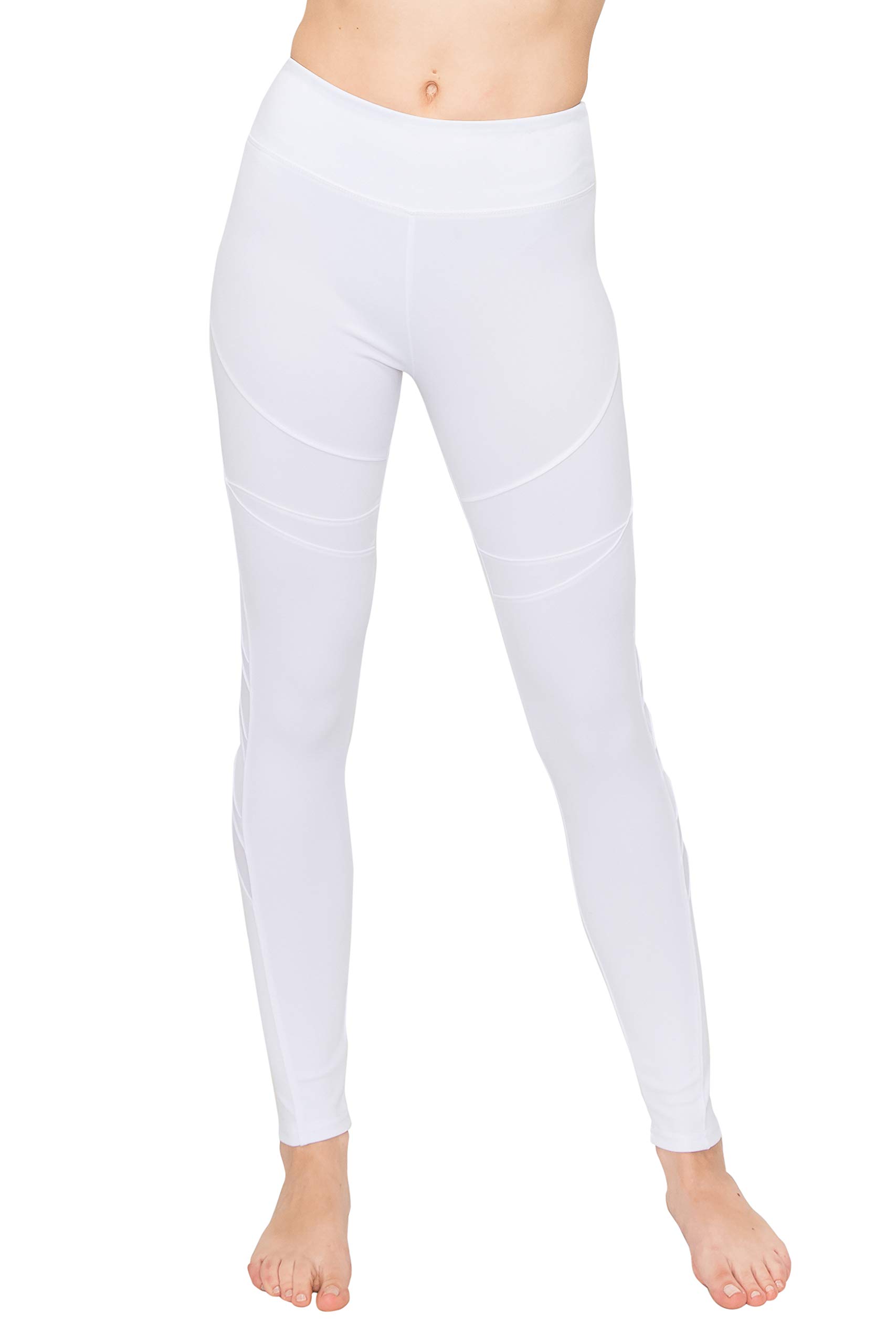 ALWAYS High Waisted Yoga Pants for Women - Breathable Mesh Stretchy Workout Leggings | Perfect for Yoga, Gym, Running & Everyday Wear