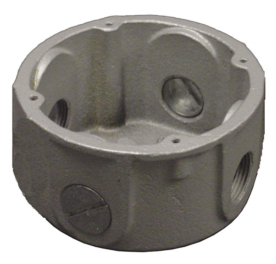Appleton Electric JBDX-75 Threaded Round Conduit Outlet Body - Iron X-Style for Industrial Wiring & Hazardous Locations | Electrical Installations, Factories, Oil Rigs