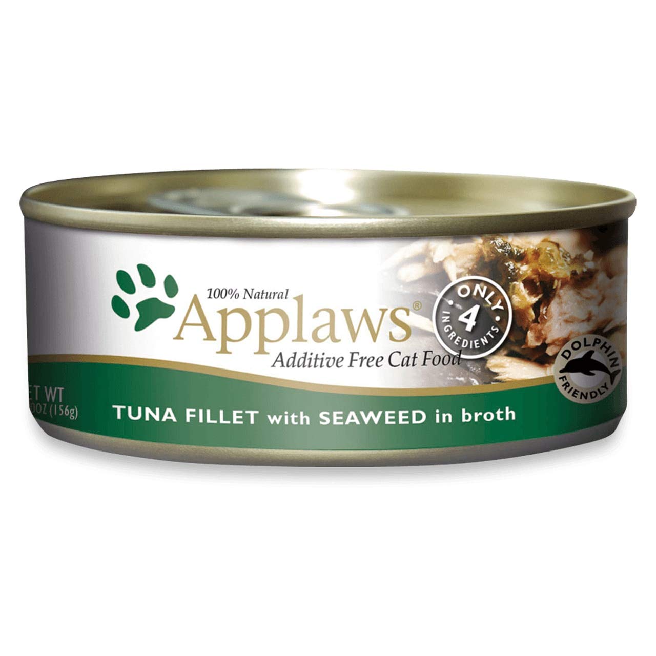 Applaws Premium Cat Food - 24 Pack of 2.4oz Tuna with Seaweed Wet Food for Adult Cats | High Protein, Grain-Free | Perfect for Mealtime & Travel